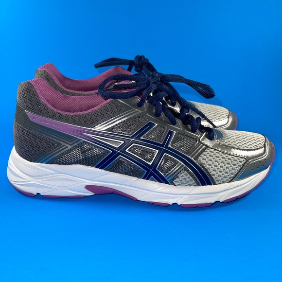 Asics Gel-Contend 4 Silver/Campanula/Carbon - Picture 3 of 11